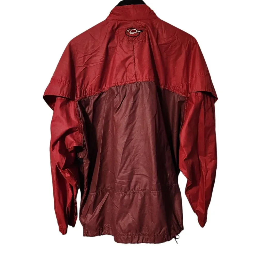 Vintage 90s Nike Team Sports Alabama Crimson Tide Windbreaker Jacket Mens Medium